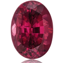 Rhodolite Garnet,Oval 6.96-Carat