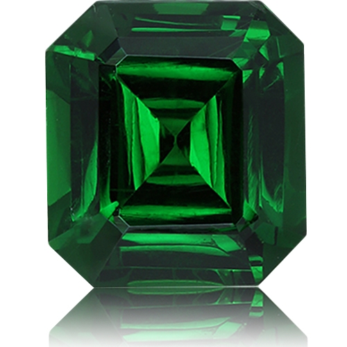 Tsavorite,Emerald Cut 3.19-Carat