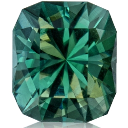 Tourmaline,Radiant 12.37-Carat