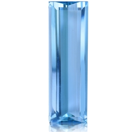 Aquamarine,Baguette 13.82-Carat