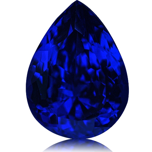 Tanzanite,Pear 5.28-Carat