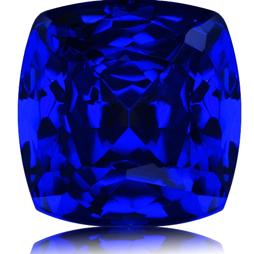 Tanzanite,Cushion 8.57-Carat