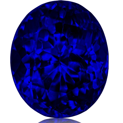 Tanzanite,Oval 11.22-Carat