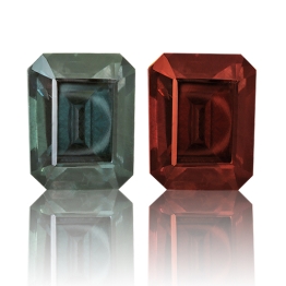 Color Change Garnet,Emerald Cut 2.73-Carat