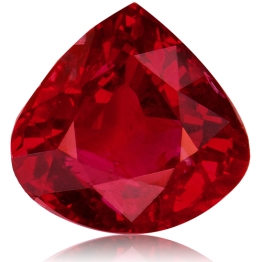 Ruby,Pear 1.05-Carat