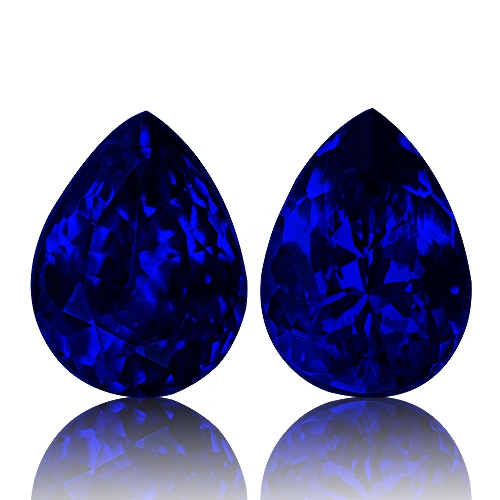 Tanzanite,Matched Pairs 7.31-Carat