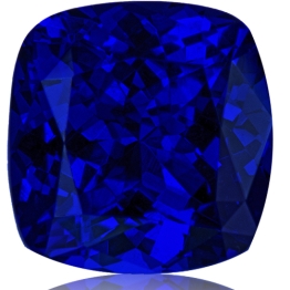 Tanzanite,Cushion 8.61-Carat