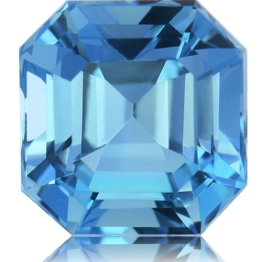 Aquamarine,Emerald Cut 1.23-Carat