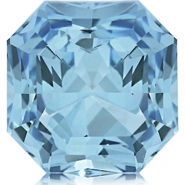 Aquamarine,Radiant 5.27-Carat