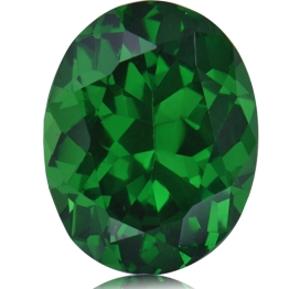 Tsavorite,Oval 1.34-Carat