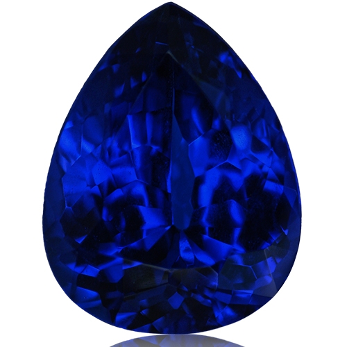 Tanzanite,Pear 6.06-Carat