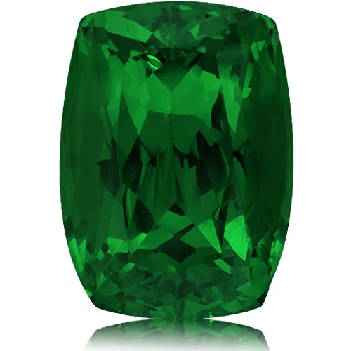 Tsavorite,Cushion 4.30-Carat