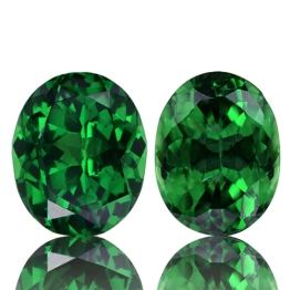 Tsavorite,Matched Pairs 2.19-Carat