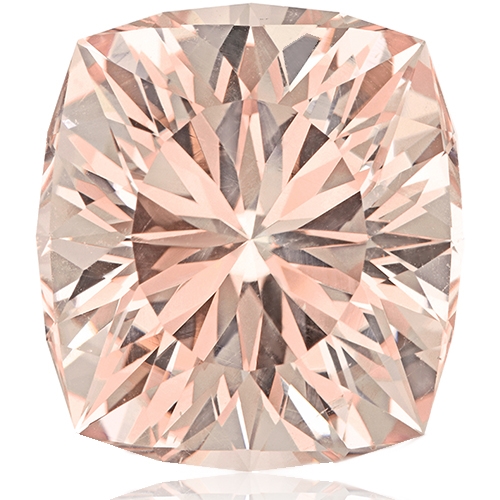 Morganite,Cushion 55.58-Carat