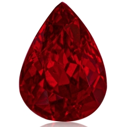 Ruby,Pear 1.07-Carat