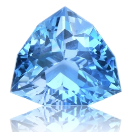 Aquamarine,Trillion 0.72-Carat