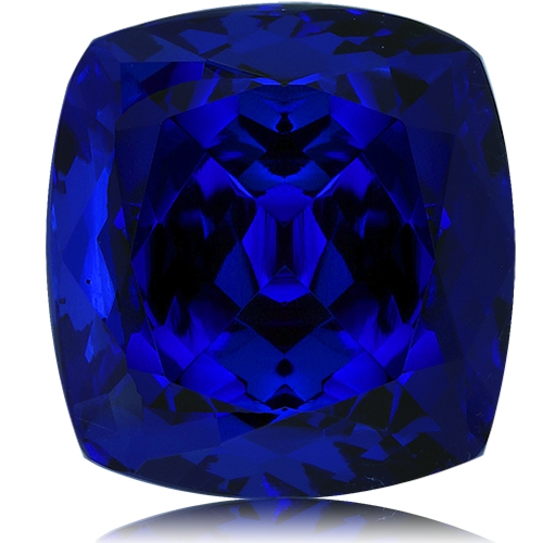 Tanzanite,Cushion 8.22-Carat