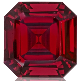 Rhodolite Garnet,Emerald Cut 20.35-Carat