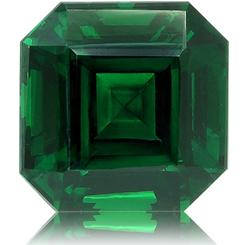 Tsavorite,Emerald Cut 3.43-Carat