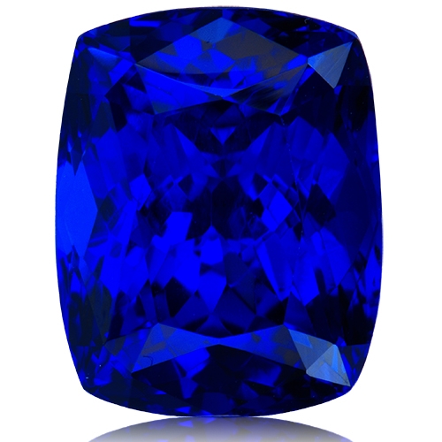 Tanzanite,Cushion 9.11-Carat