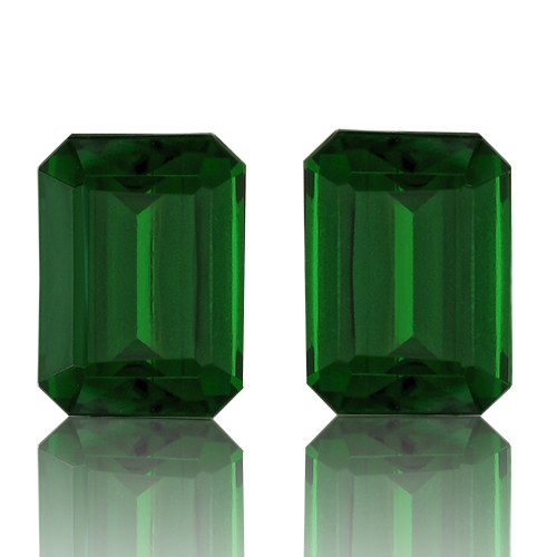 Tsavorite,Matched Pairs 3.48-Carat