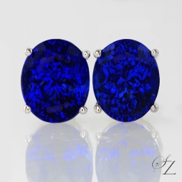 oval-tanzanite-stud-earrings-lste071